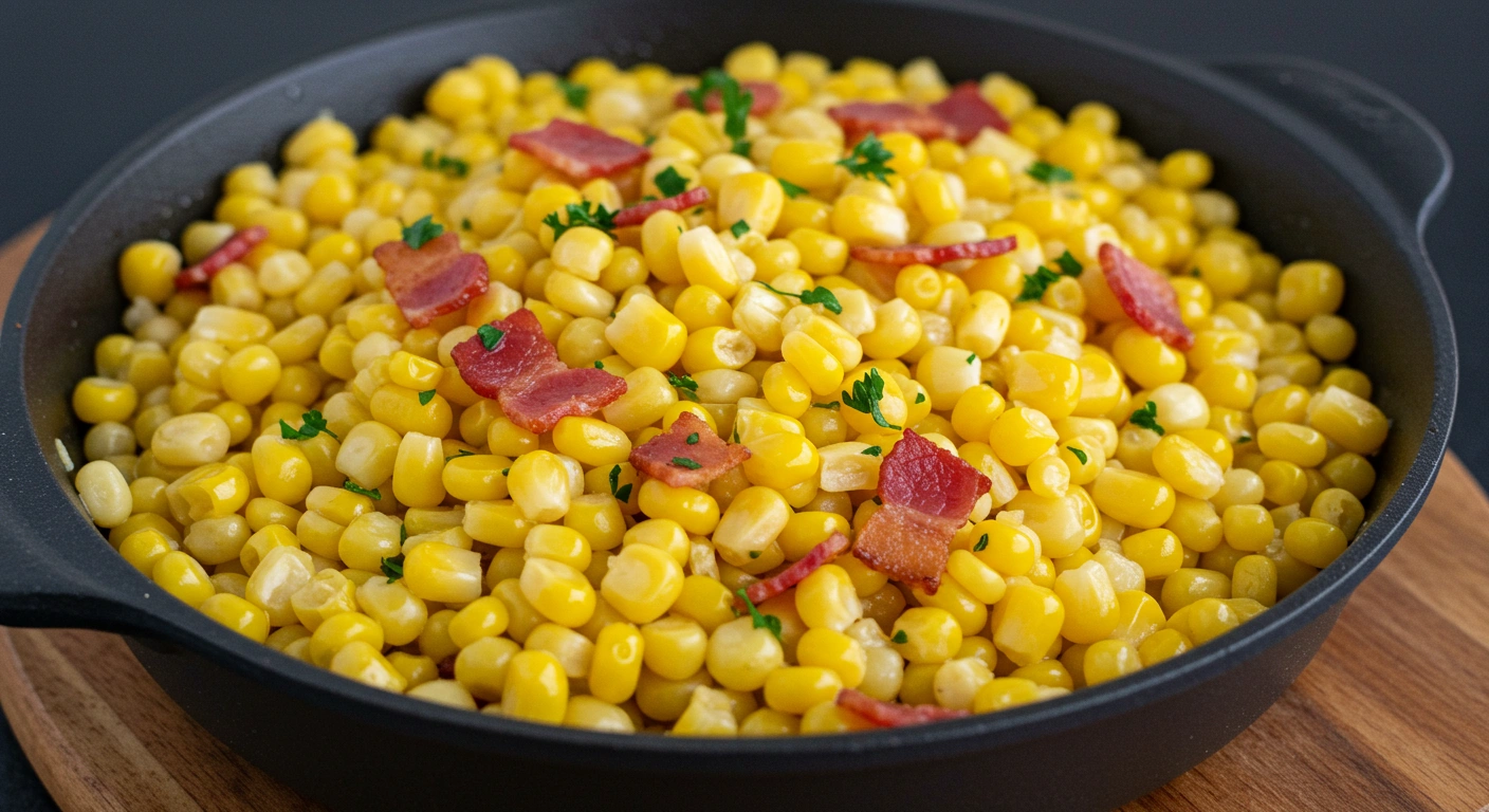 Buttery Corn with Bacon